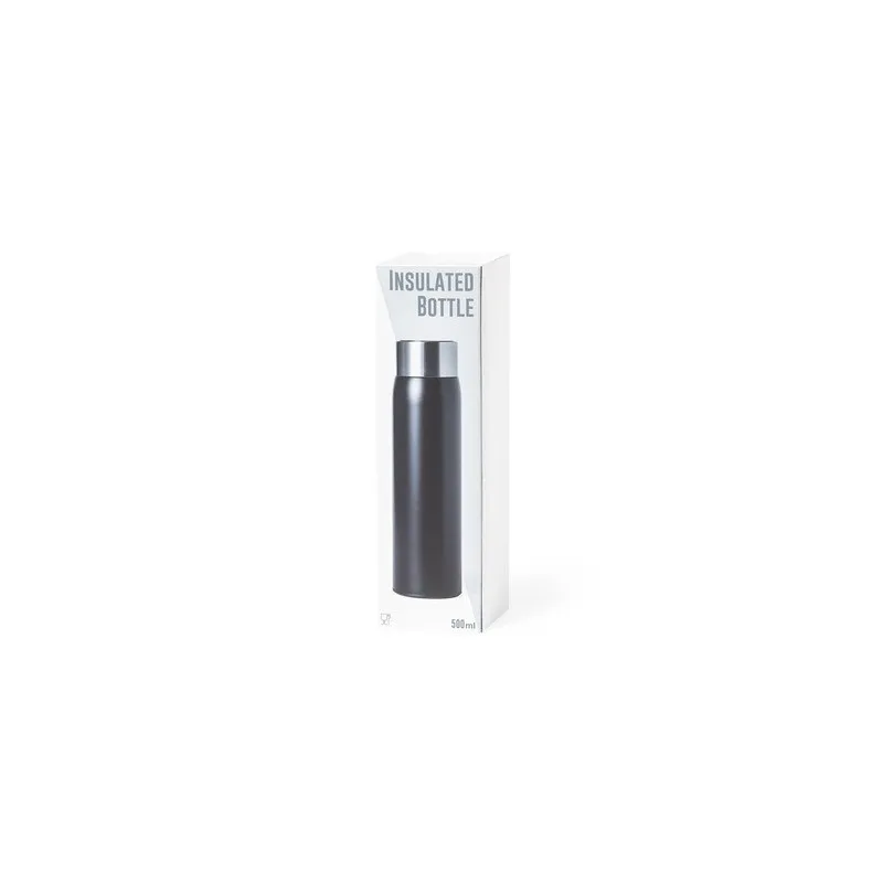 Bouteille Isotherme Personnalisée 500 ml Écologique Kenay Matières : polyester Couleurs : bleu clair accessoire événementiel uni