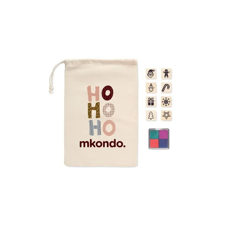 Set de 8 tampons en bois STAMPIE