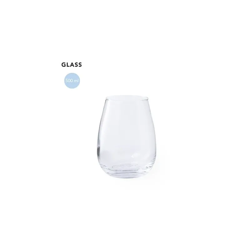 Verre Hernan - Gobelet Design en Verre Personnalisable
