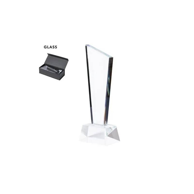 Coupe Lanton : Trophée en verre élégant Personnalisé