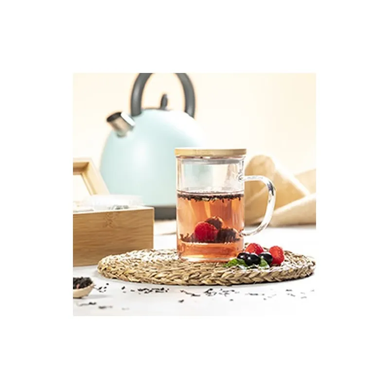 Tasse à Thé Élégante Personnalisée pas cher - Masty Matières : polyester Couleurs : noir marquage laser ultra précis