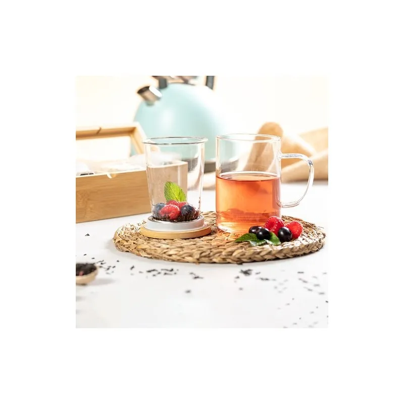 Tasse à Thé Élégante Personnalisée pas cher - Masty Matières : polyester Couleurs : noir objet promotionnel éco-responsable