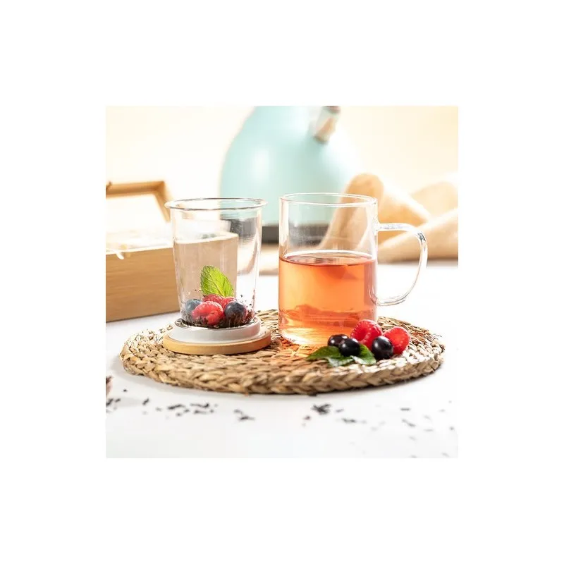 Tasse à Thé Élégante Personnalisée pas cher - Masty Matières : polyester Couleurs : noir cadeau collaborateur premium