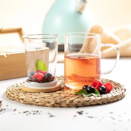 Tasse à Thé Élégante Personnalisée pas cher - Masty Matières : polyester Couleurs : noir cadeau collaborateur premium