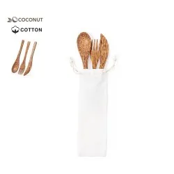 Set de Couverts Écologiques Personnalisés Pratiques Socex pas cher Matières : acier inoxydable Couleurs : rouge