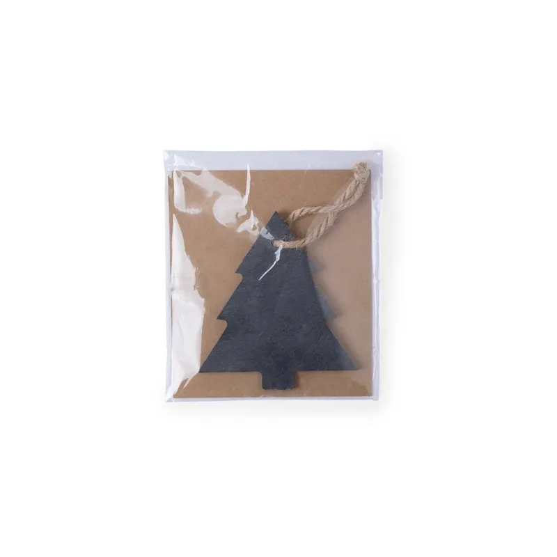 Ornement écologique personnalisé de Noël - Vondix Matières : polyester Couleurs : vert cadeau collaborateur premium