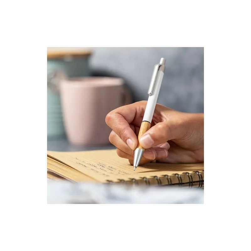 Stylo Bille Écologique Personnalisé pas cher - Chiatox Couleurs : rouge impression haute définition