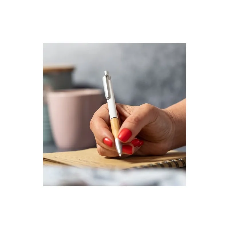 Stylo Bille Écologique Personnalisé pas cher - Chiatox Couleurs : rouge accessoire événementiel unique