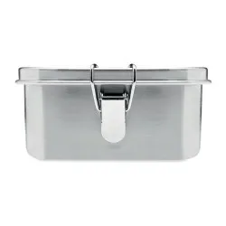 Boîte à lunch écologique en acier inoxydable - Idéale pour vos repas SAO Taille textile : 3XL Couleurs : gris 2