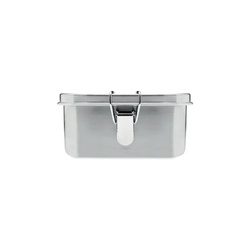 Boîte à lunch écologique en acier inoxydable - Idéale pour vos repas SAO Taille textile : 3XL Couleurs : gris personnalisable av