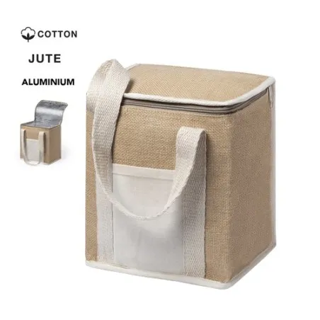 Sac isotherme écologique glacière personnalisée Ponix pas cher Matières : coton Taille textile : M Couleurs : vert bouteille