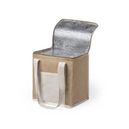 Sac isotherme écologique glacière personnalisée Ponix pas cher Matières : coton Taille textile : M Couleurs : vert bouteille goo