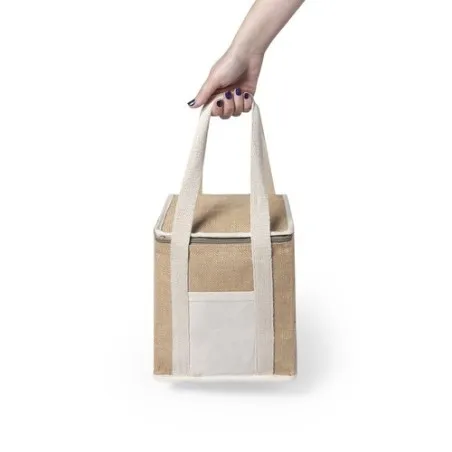 Sac isotherme écologique glacière personnalisée Ponix pas cher Matières : coton Taille textile : M Couleurs : vert bouteille imp