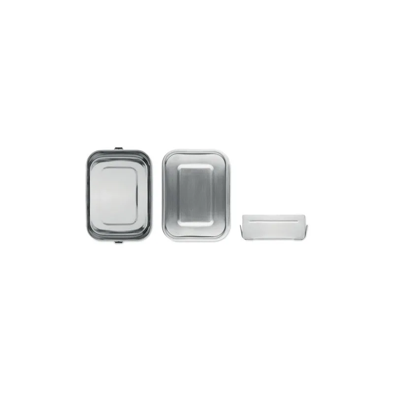 Boîte à lunch écologique en acier inoxydable - Idéale pour vos repas SAO Taille textile : 3XL Couleurs : gris impression haute d