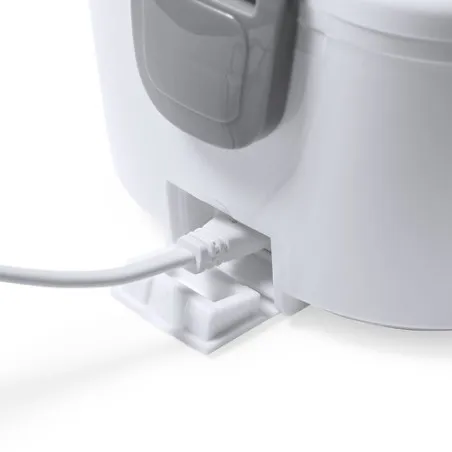 Gamelle Électrique Personnalisée Idéale pour le Bureau - Calpy Couleurs : blanc Contenance : 500 ml Matières : acier inoxydable 