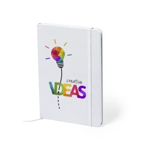 Bloc Notes Écologique Personnalisé de Meivax Couleurs : argenté Matières : acier inoxydable recyclé cadeau entreprise pas cher