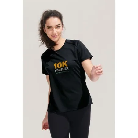 T-shirt Femme Personnalisé Sportif 140g - Sporty Women impression logo haute qualité