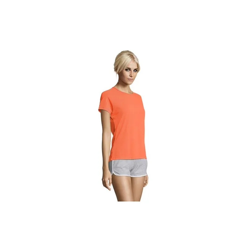 T-shirt Femme Personnalisé Sportif 140g - Sporty Women marquage laser ultra précis