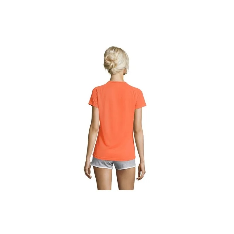 T-shirt Femme Personnalisé Sportif 140g - Sporty Women marquage couleur éclatante