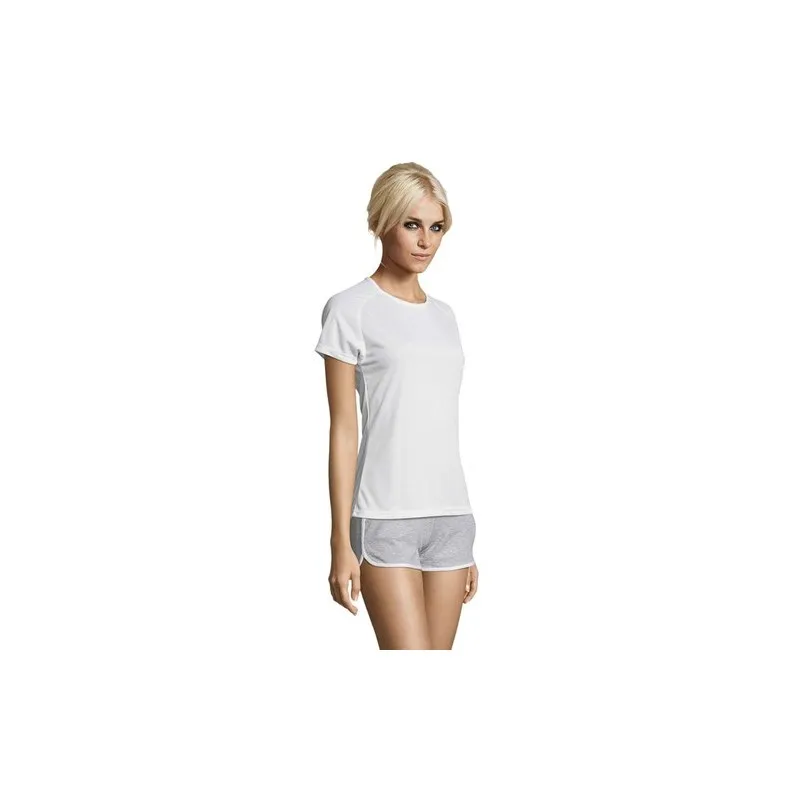 T-shirt Femme Personnalisé Sportif 140g - Sporty Women impression logo haute qualité