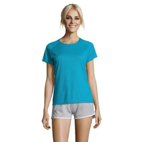 T-shirt Femme Personnalisé Sportif 140g - Sporty Women impression haute définition