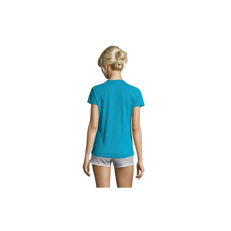T-shirt Femme Personnalisé Sportif 140g - Sporty Women marquage couleur éclatante