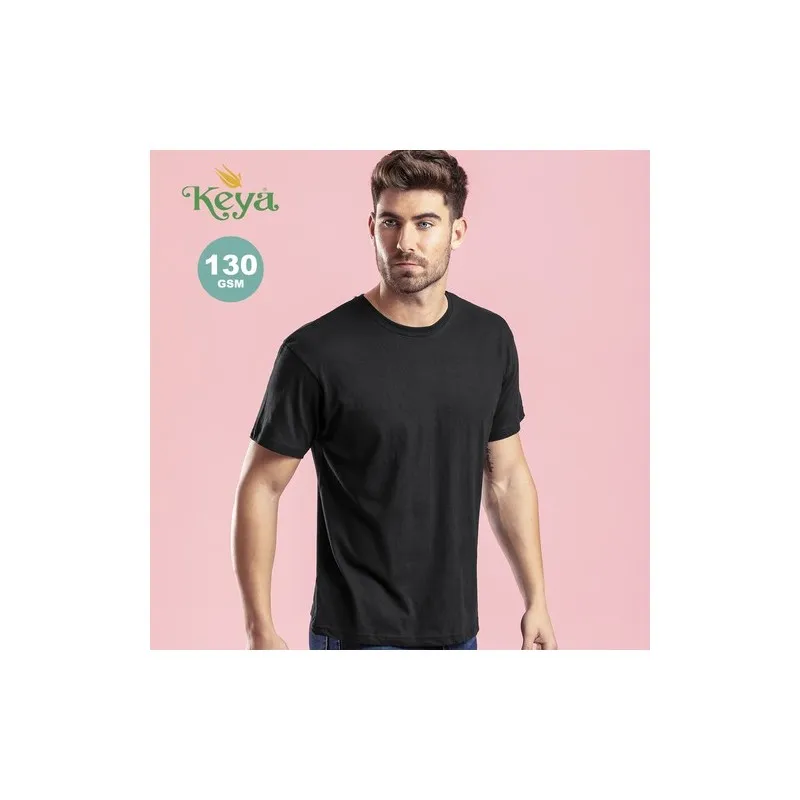 T-Shirt Adulte Personnalisable en Coton Doux Couleur "keya" MC130 Matières : ABS Couleurs : naturel accessoire événementiel uniq