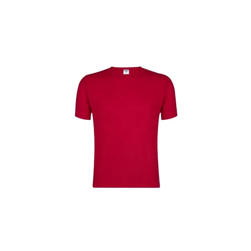 T-Shirt Adulte Personnalisable en Coton Doux Couleur "keya" MC130 Matières : PET recyclé Couleurs : rouge marquage laser ultra p