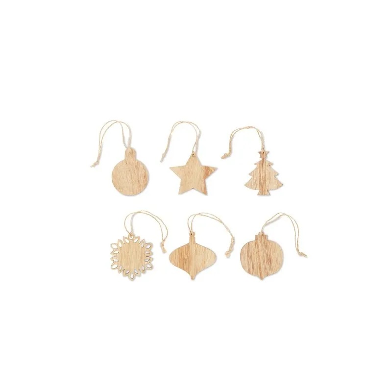 Décorations uniques en bois pour Noël - Cadeaux CHRISET Taille textile : XL Couleurs : noir