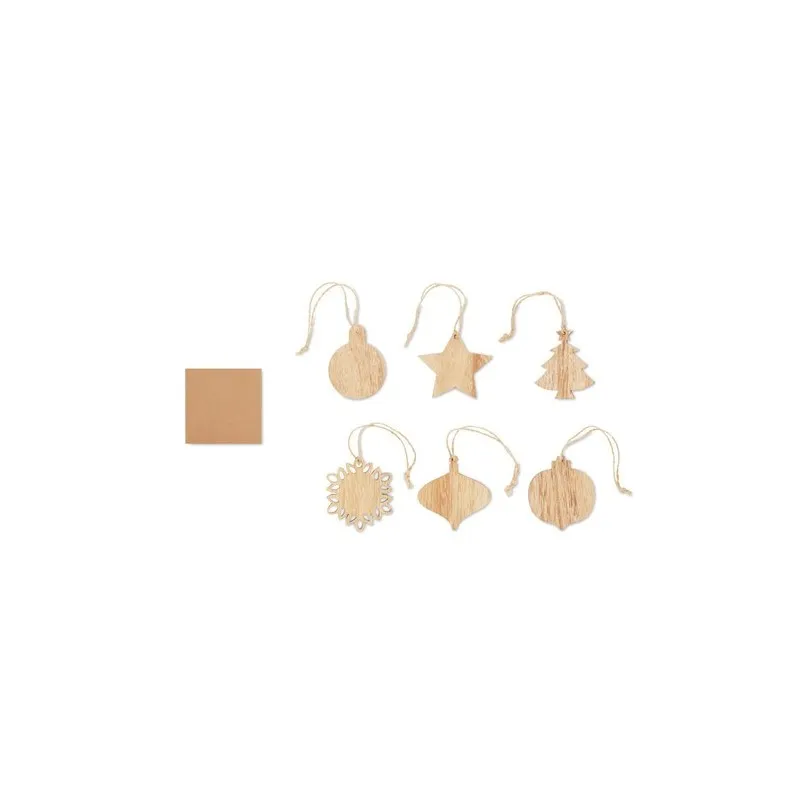 Décorations uniques en bois pour Noël - Cadeaux CHRISET Taille textile : XL Couleurs : noir personnalisable avec votre logo