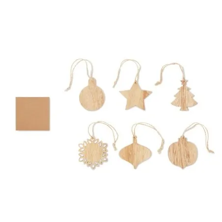 Décorations uniques en bois pour Noël - Cadeaux CHRISET Taille textile : XL Couleurs : noir personnalisable avec votre logo