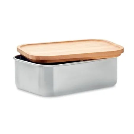 Lunch box écologique en acier inoxydable 600ml SAVANNA, Sac à dos publicitaire RPET avec lumière COB URBANBACK pas cher Matières