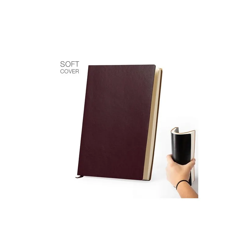 Bloc Notes Personnalisé Écologique Paldon - Papeterie Matières : polyester Taille textile : L Couleurs : rouge marquage laser ul