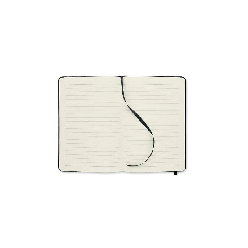 Carnet A5 écologique en couverture RPET 600D - NOTE RPET MO9966 Matières : bois Couleurs : naturel accessoire événementiel uniqu