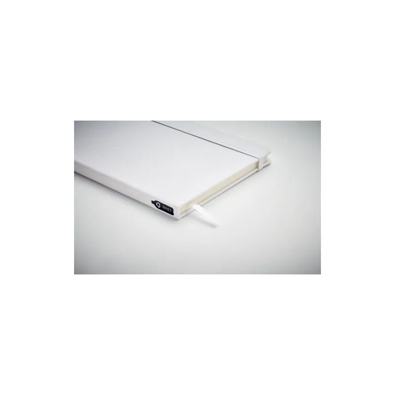 Carnet A5 écologique en couverture RPET 600D - NOTE RPET MO9966 Matières : PET recyclé Couleurs : gris chiné goodies personnalis