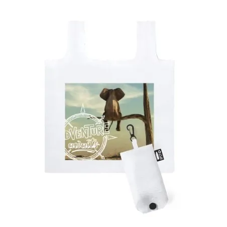 Sac Pliable Écologique et Pratique Restun Couleurs : jaune objet promo petit budget