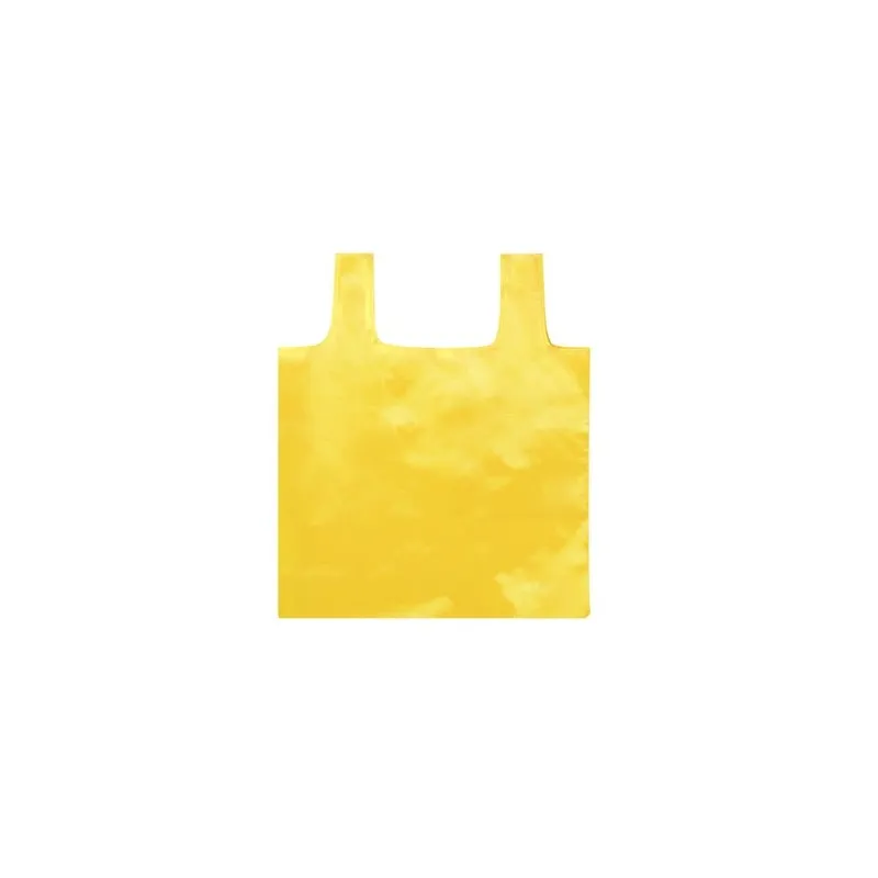Sac Pliable Écologique et Pratique Restun Couleurs : jaune impression logo haute qualité