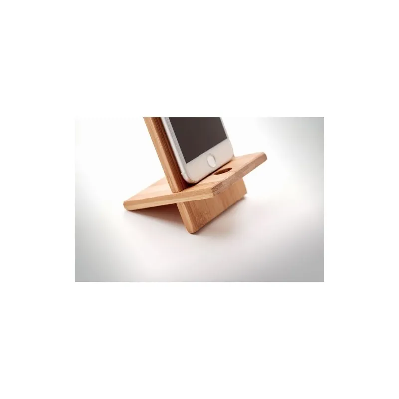Support de téléphone écologique en bambou WHIPPY Matières : plastique Couleurs : transparent livraison express 24h 48h