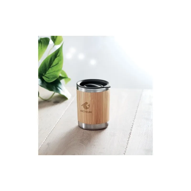 Gobelet isotherme personnalisé en acier inoxydable 250ml LOKKA Matières : plastique Couleurs : blanc goodies publicitaire événem