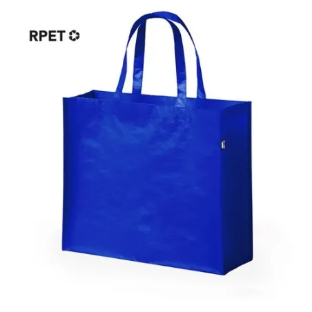 Sac Écologique de Shopping en RPET Personnalisé Kaiso pas cher Matières : polyester Couleurs : blanc impression logo haute quali