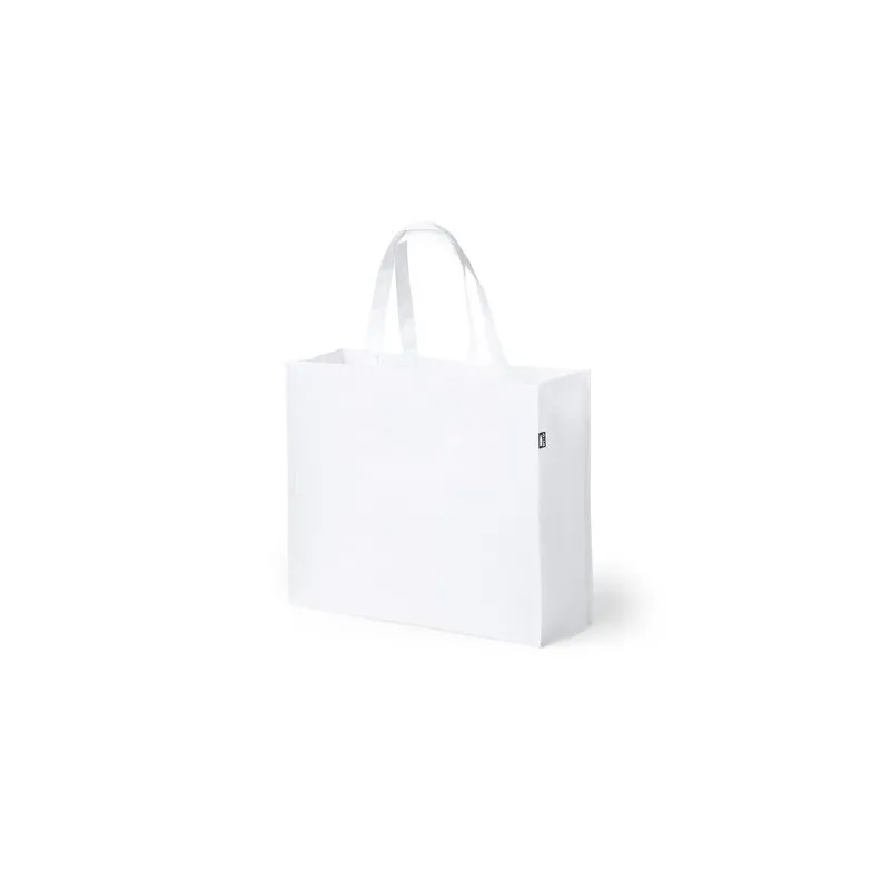 Sac Écologique de Shopping en RPET Personnalisé Kaiso pas cher Matières : polyester Couleurs : jaune objet promo petit budget