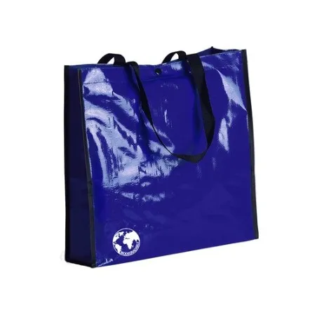 Sac shopping biodégradable recyclé personnalisé pas cher Matières : polyester Taille textile : S Couleurs : violet personnalisat