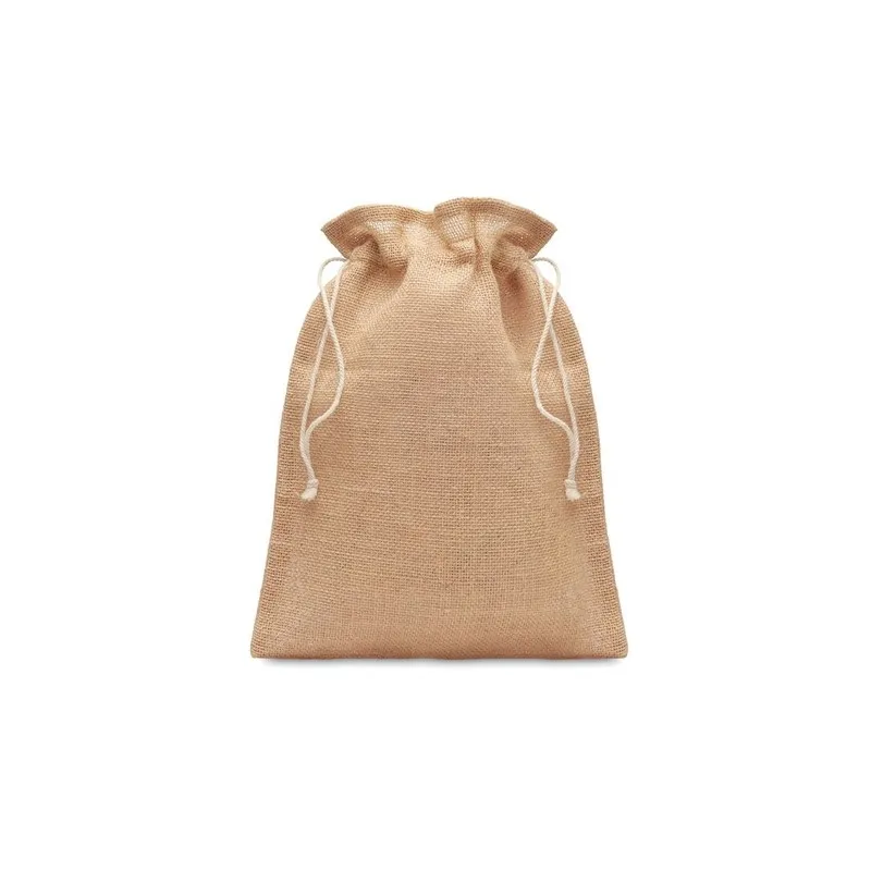 Petit Sac Cadeau en Jute - Écologique et Élégant