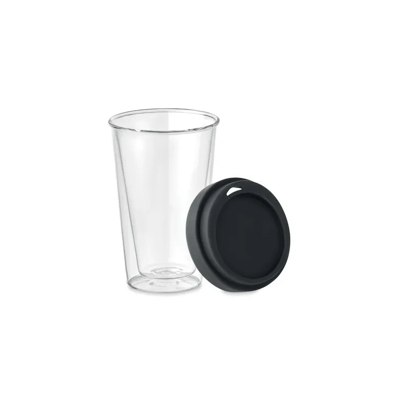 Verre en borosilicate Personnalisé 350ml BIELO TUMBLER Matières : bois Couleurs : doré cadeau entreprise pas cher