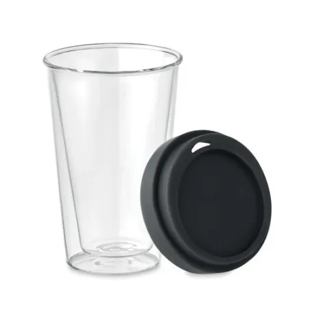 Verre en borosilicate Personnalisé 350ml BIELO TUMBLER Matières : bois Couleurs : doré cadeau entreprise pas cher