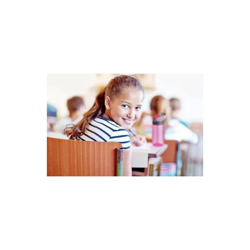 Bouteille personnalisée en Tritan™ 600ml SHIKU Matières : bois Couleurs : naturel cadeau affaires élégant