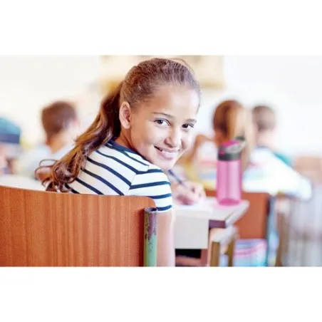 Bouteille personnalisée en Tritan™ 600ml SHIKU Matières : bois Couleurs : naturel cadeau affaires élégant