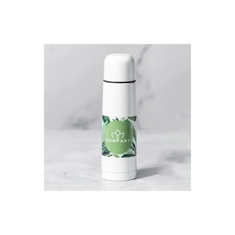 Bouteille Isotherme Personnalisable Cleikon Matières : acier inoxydable Couleurs : blanc cassé cadeau entreprise pas cher