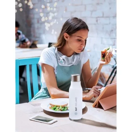 Bouteille RPET 600ml GLACIER - Écologique et Pratique écologique personnalisé