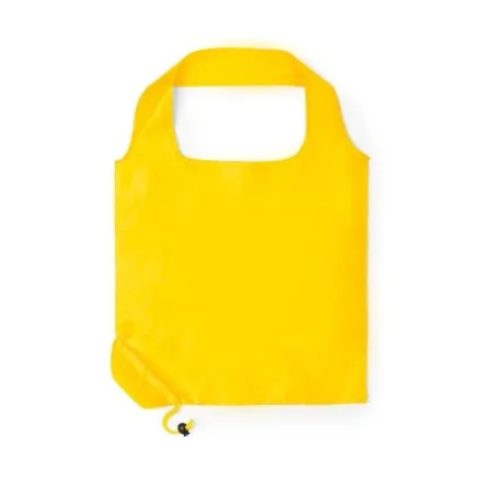 Sac Pliable Écologique Personnalisé pas cher - Idéal pour vos Courses Dayfan Matières : coton Couleurs : jaune marquage laser ul